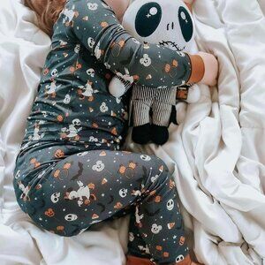 Minnie Halloween Bamboo Pajama- One Piece Zippy